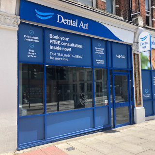 Front enterance at Dental Art Implant Clinics - Balham