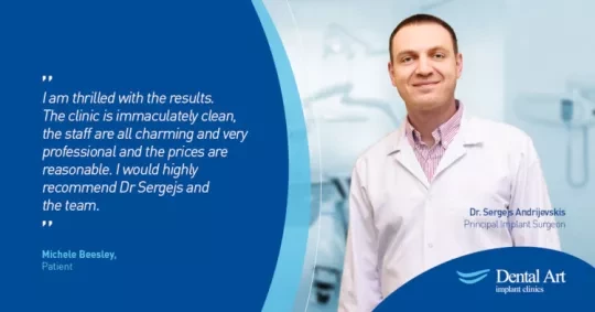 Dr. Sergejs Andrijevskis. Testimonial from a patient. 